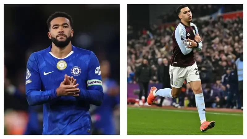 reece james chelsea vs morgan rogers aston villa